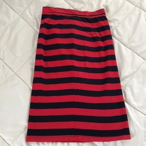 Francescas striped skirt